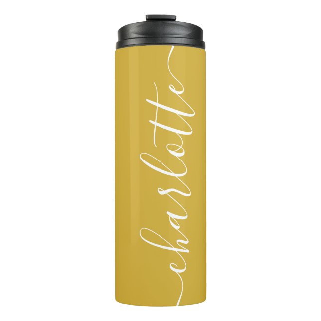 Make your own personalized name thermal tumbler (Front)