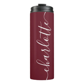 Make your own personalized name thermal tumbler