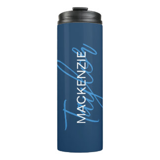 Make your own personalized name thermal tumbler