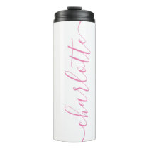 Make your own personalized name thermal tumbler