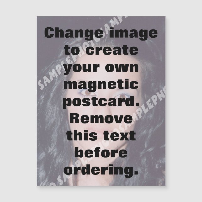 Make your own personalized photo (Front)