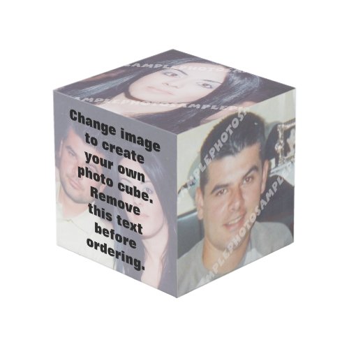 Make your own personalized photo cube