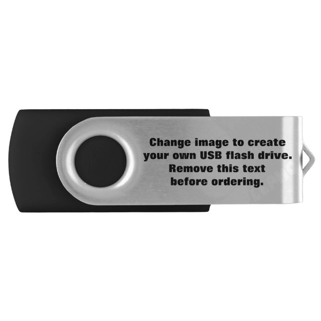 Make your own personalized photo flash drive (Front)