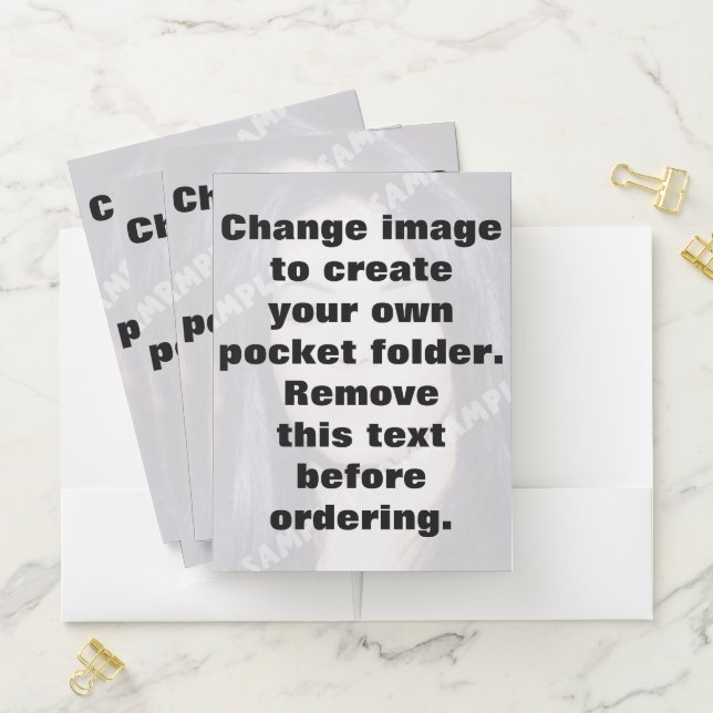 Make your own personalized photo pocket folder (In Situ)