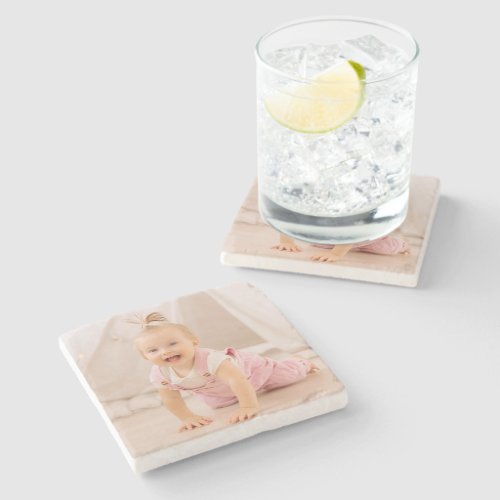 Make Your Own Personalized Photo Stone Coaster