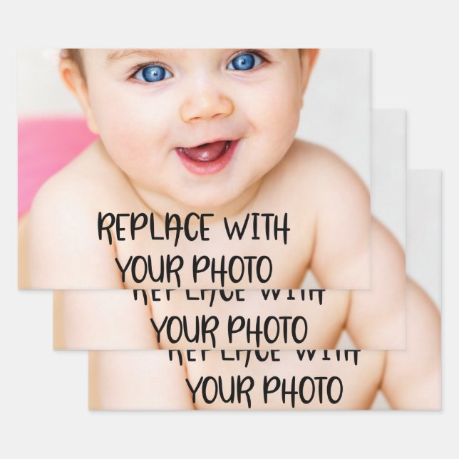 Make Your Own Personalized Template Wrapping Paper Sheets (Set)