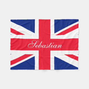 Make Your Own Personalized UK Flag Fleece Blanket