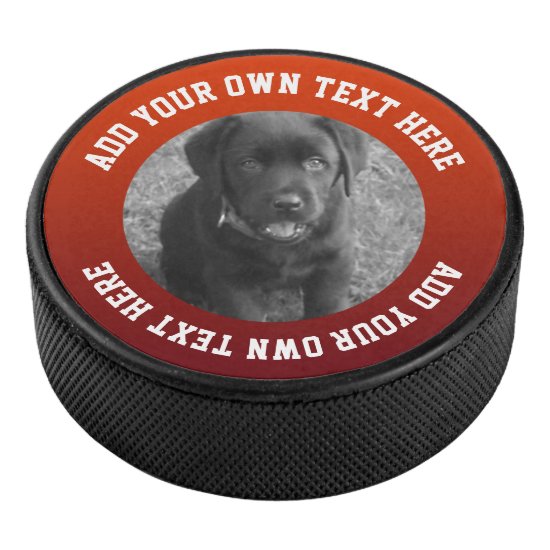 Make Your Own Personalized Unique Hockey Puck