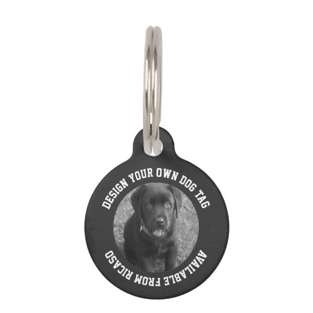 Make Your Own Personalized Unique Pet ID Tag (Front)