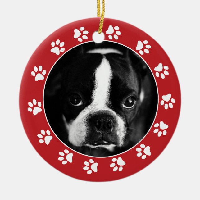 Make Your Own Pet Christmas Photo Ornament (Front)