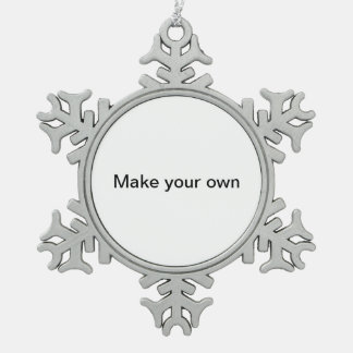 Make your own Pewter Snowflake Ornament