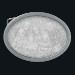 Make your Own Photo Belt Buckle<br><div class="desc">Create your personalized and unique belt buckle! Replace the preview image with your own photo or text and make a unique belt buckle or custom gift for your friends. Use the Zazzle designing tool and easily replace the image template with your own. You can also add custom text and fonts...</div>