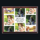 Make your own photo collage and text  award plaque<br><div class="desc">Make your own photo collage and text</div>