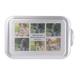 Make your own photo collage and text  cake pan