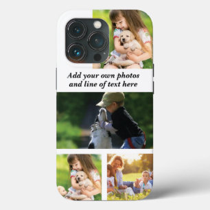Make your own photo collage and text  iPhone 13 pro case