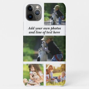 Make your own photo collage and text  iPhone 11 pro max case