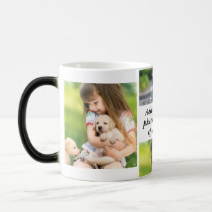 Make your own photo collage and text color morph mug