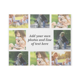 Make your own photo collage and text gallery wrap