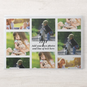 Make your own photo collage and text HP laptop skin