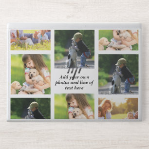 Make your own photo collage and text HP laptop skin