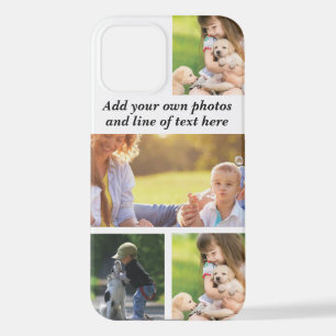 Make your own photo collage and text iPhone 12 case
