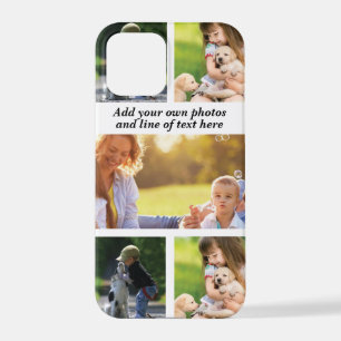 Make your own photo collage and text  iPhone 12 pro case