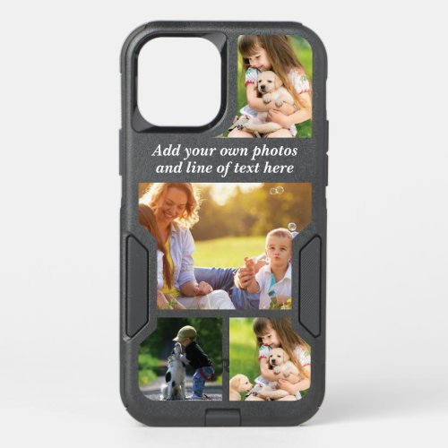 Make your own photo collage and text   OtterBox commuter iPhone 12 pro case