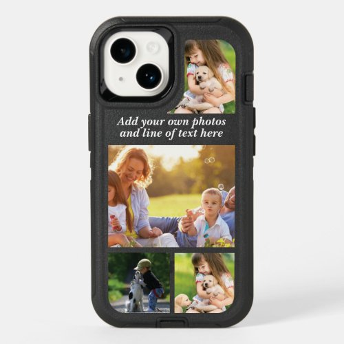 Make your own photo collage and text  OtterBox iPhone 14 case