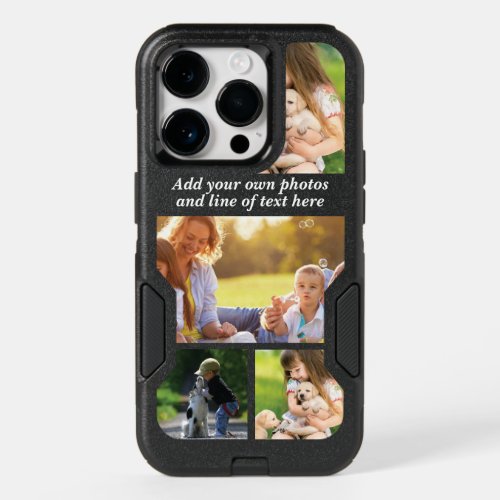 Make your own photo collage and text  OtterBox iPhone 14 pro case