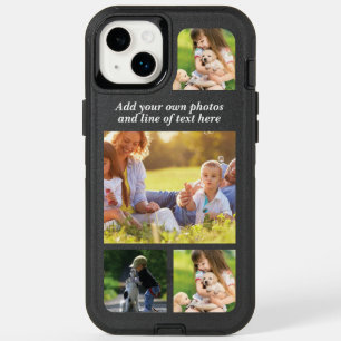 Make your own photo collage and text OtterBox iPhone 14 plus case