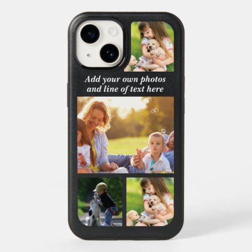 Make your own photo collage and text  OtterBox iPhone 14 case