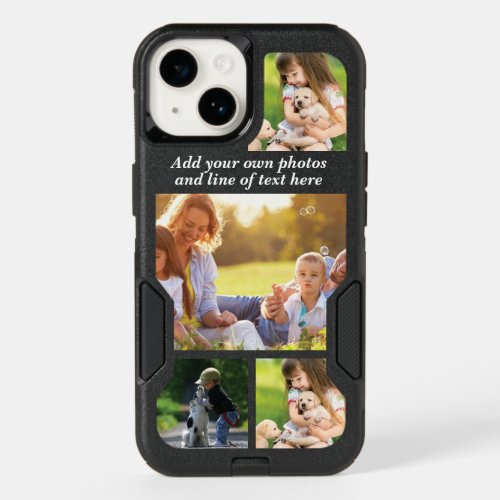 Make your own photo collage and text  OtterBox iPhone 14 case