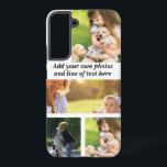 Make your own photo collage and text  samsung galaxy s22  case<br><div class="desc">Make your own photo collage and text</div>