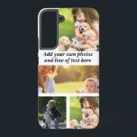 Make your own photo collage and text  samsung galaxy s22  case<br><div class="desc">Make your own photo collage and text</div>