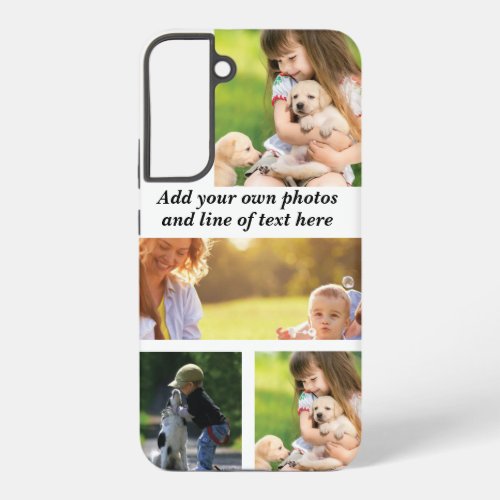 Make your own photo collage and text  samsung galaxy s22 case