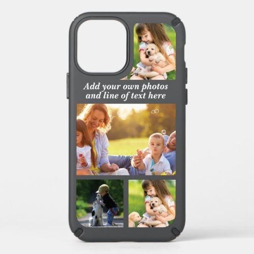 Make your own photo collage and text  speck iPhone 12 case