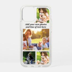 Make your own photo collage and text  speck iPhone 12 mini case