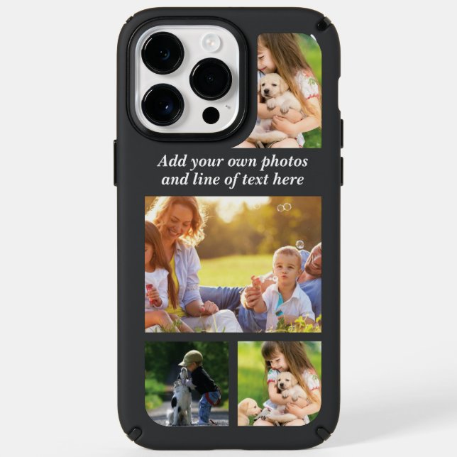 Make your own photo collage and text  speck iPhone case (Front)