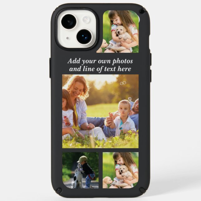 Make your own photo collage and text  speck iPhone case (Front)