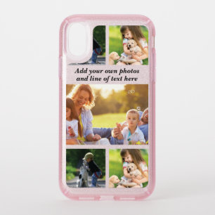 Make your own photo collage and text   speck iPhone XR case