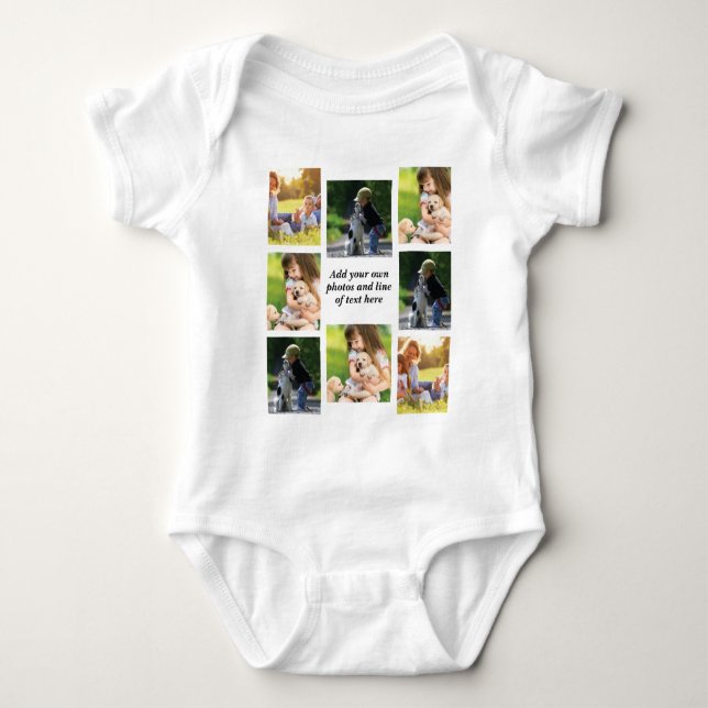 Make your own photo collage and text   T-Shirt (Front)