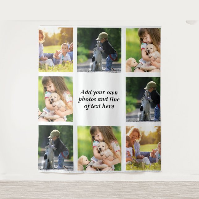 Make your own photo collage and text tapestry (Front)