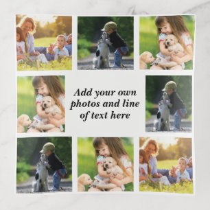 Make your own photo collage and text   trinket tray