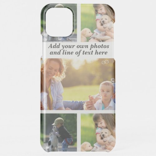 Make your own photo collage and text   iPhone 11 pro max case