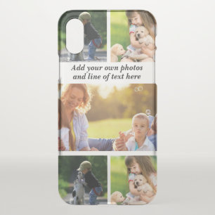 Make your own photo collage and text iPhone x case