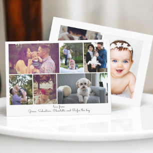 Make Your Own Photo Collage Personalized Card