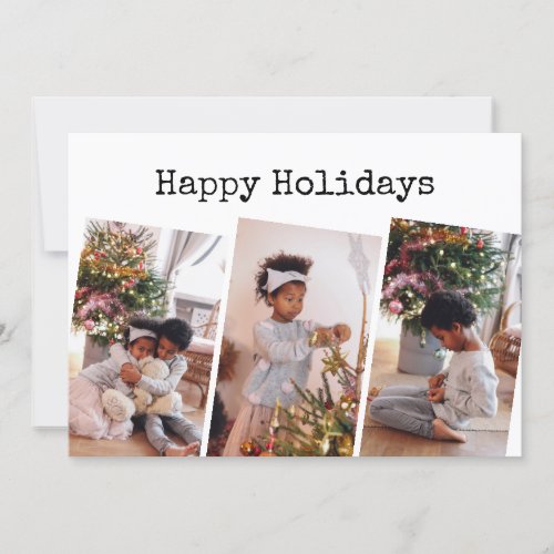 Make Your Own Photo Collage Personalized Christmas Holiday Card