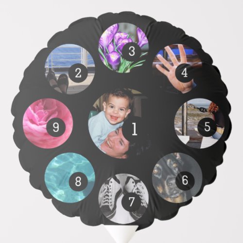Make your own photo decor easily with 9 images balloon
