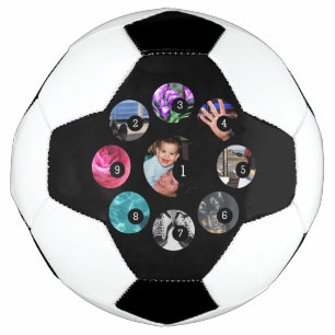 Make your own photo decor easily with 9 images soccer ball