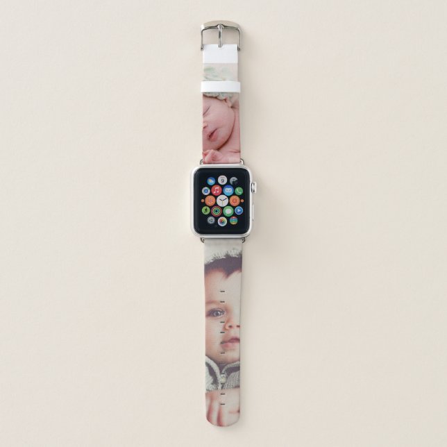Make Your Own Photo Template Personalized Apple Watch Band (Front)